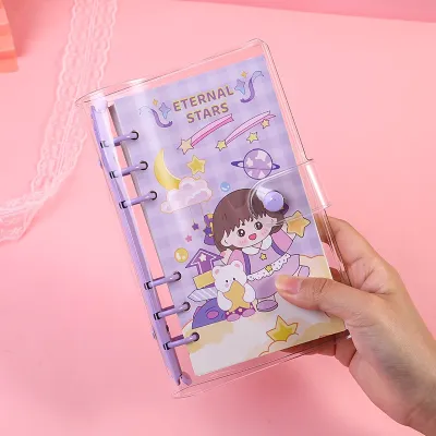 Cute Cartoon Pattern Decorative Notebook Set